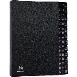Sortiermappe Exacompta schwarz
