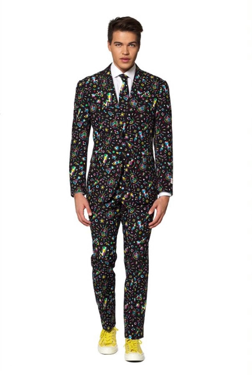 Opposuits Disco Dude - Herrenkostüm - Disco-Anzug - Karnevalskleidung - Größe 50