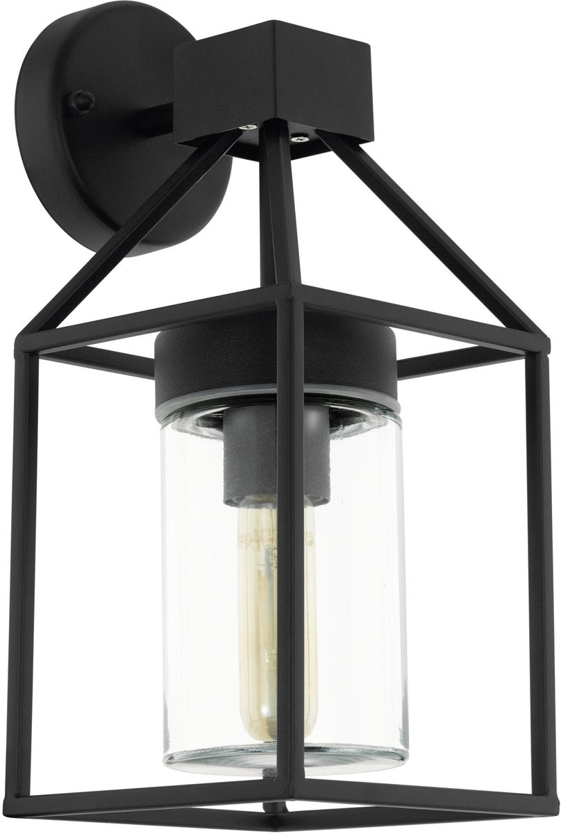 Eglo Trecate Außenwandleuchte - e27 - 35,5 cm - schwarz