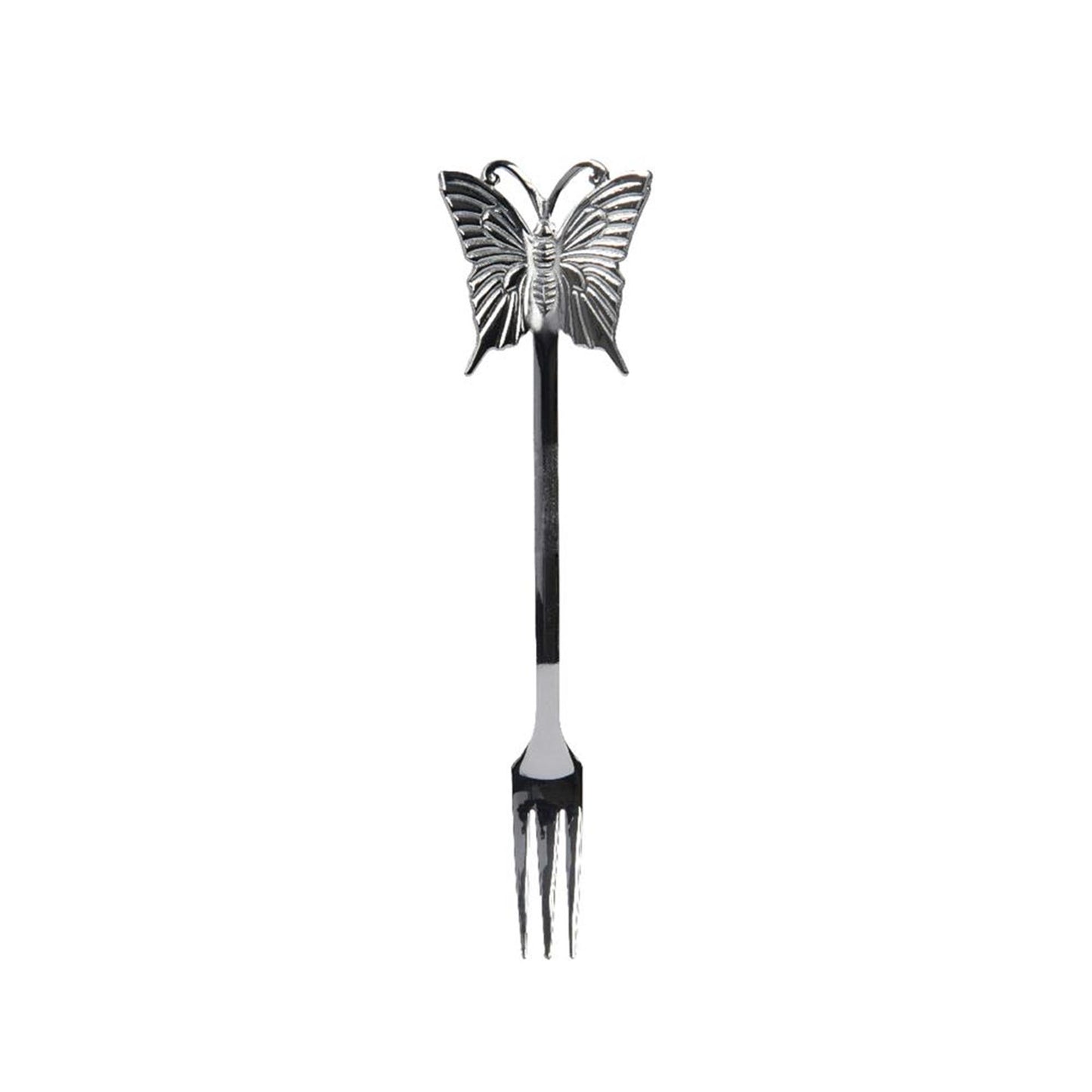 Decoris Gebäckgabel-Set 4-teilig aus Edelstahl