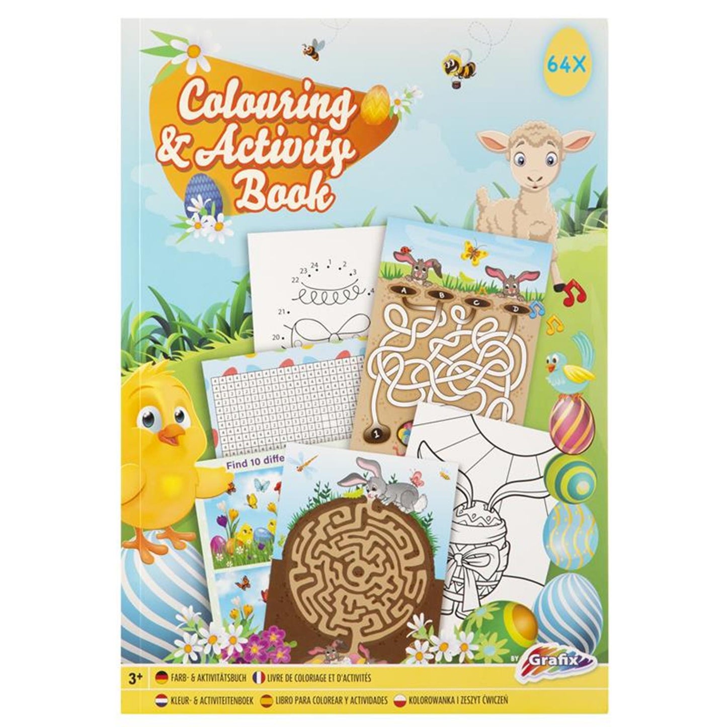 Farb- und Aktivitätsbuch Ostern, A4