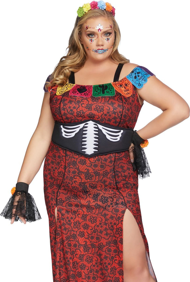 Leg Avenue Deluxe Day of the Dead Beauty+