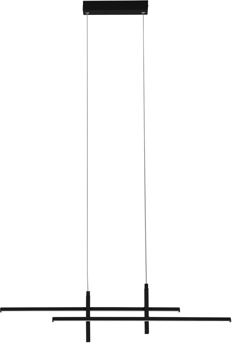 Eglo Trepiliano Hängelampe – LED – 110 cm – Schwarz und Weiß