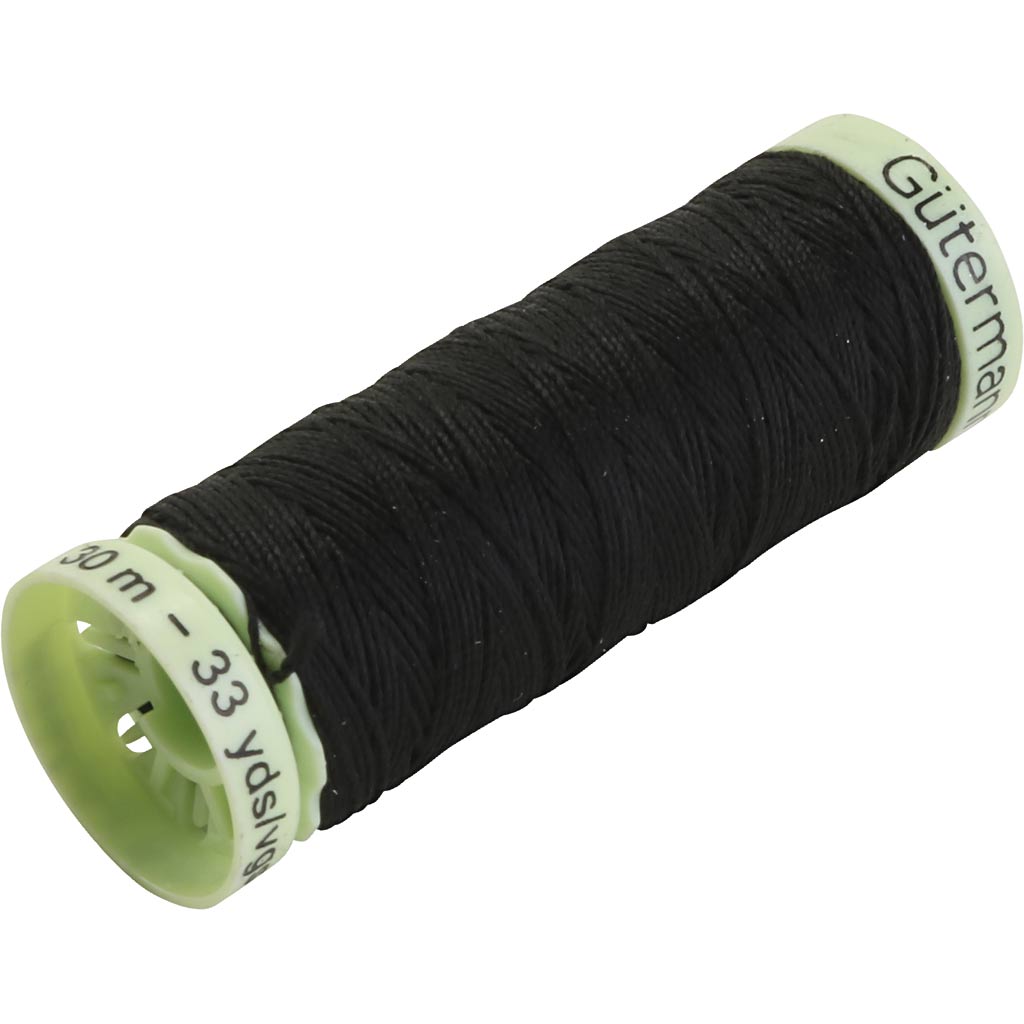 Schwarz, 30 m 1 Roll