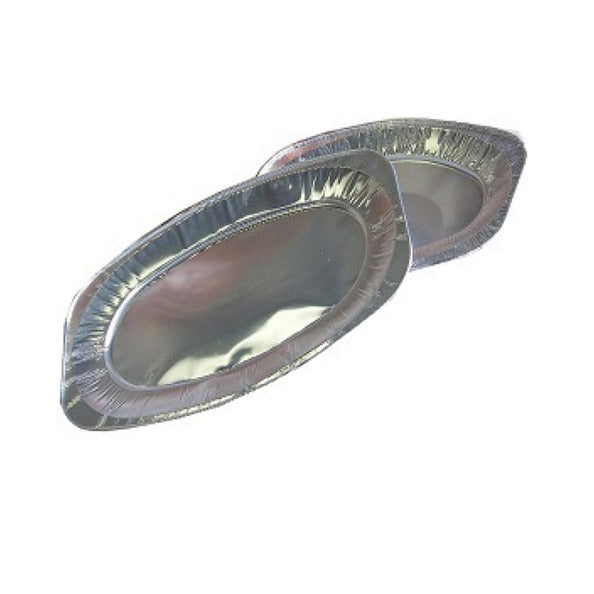 Catering-Tablett Aluminium oval 45x29 cm 100 Stk