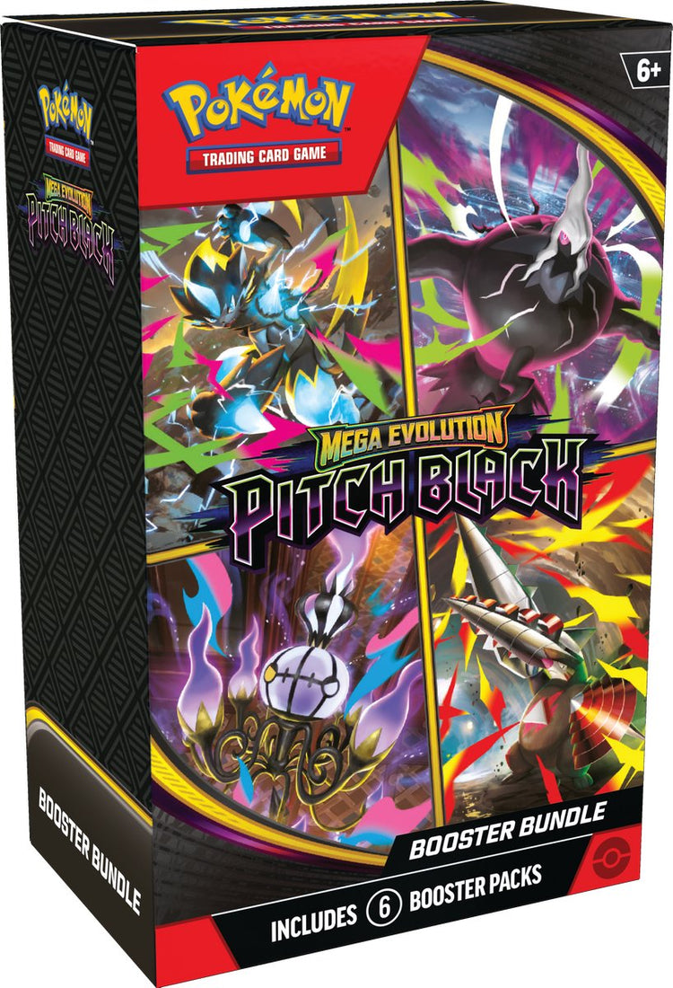 Pokémon-Sammelkartenspiel: Pechschwarz – 6 Booster-Paket