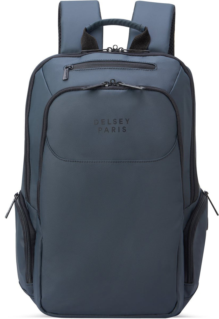 Delsey Parvis Plus Laptop-Rucksack – wasserabweisend – 2 Fächer – 13,3 Zoll – Grau