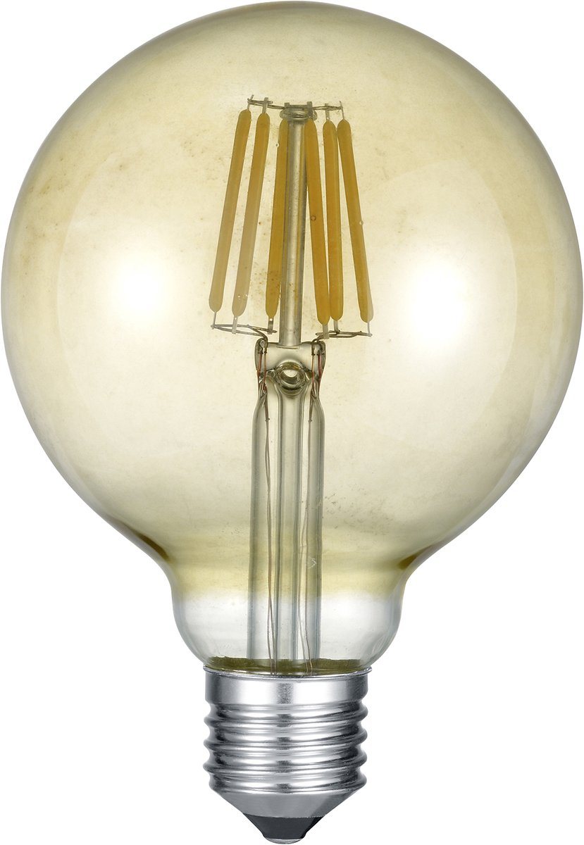 Trio Globus - Lichtquellen - Bernstein - inkl. 1x E27 8 W - dimmbar mit Schalter