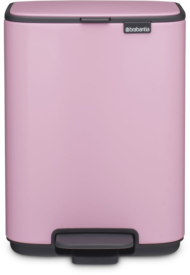 Brabantia Bo Treteimer – 4 Liter – Badezimmer – Fliederrosa
