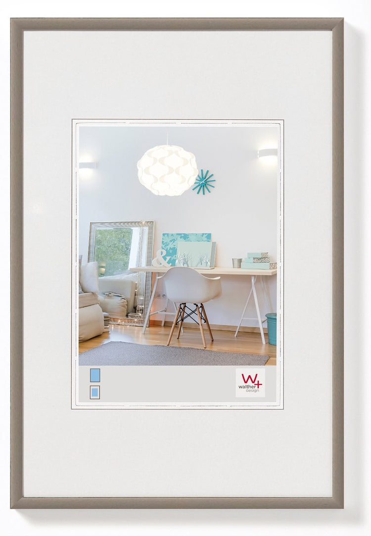 Walther New Lifestyle - Kunststoffrahmen - Fotogröße 20x30 cm - Stahl
