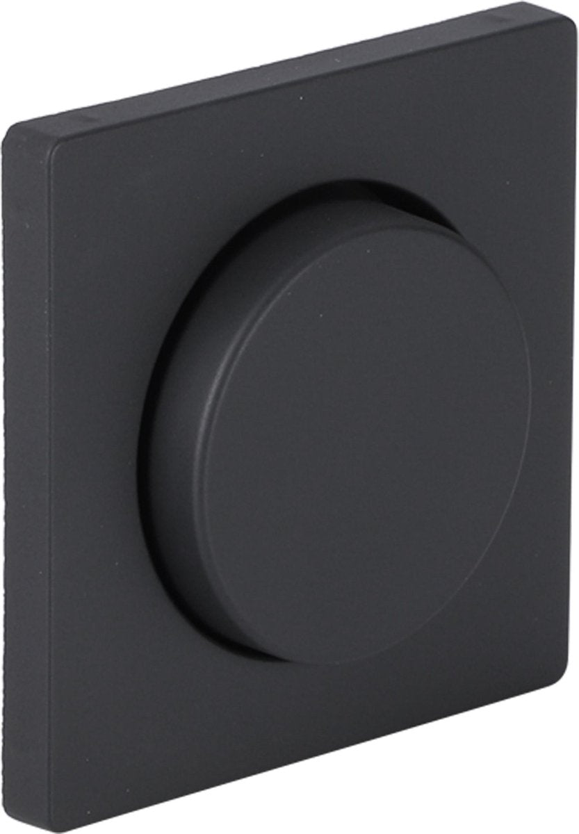 Berker q1 Zentralplatte - mit Taste - Dimmer - Anthrazit