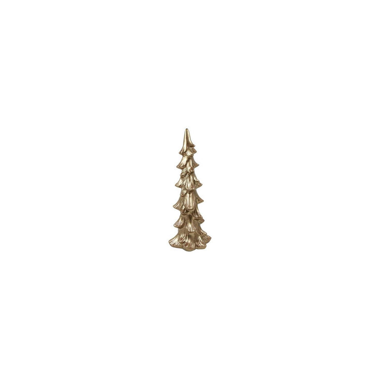 Country Field Country Field Statue Weihnachtsbaum Floris Gold Steingut 14x11x37cm