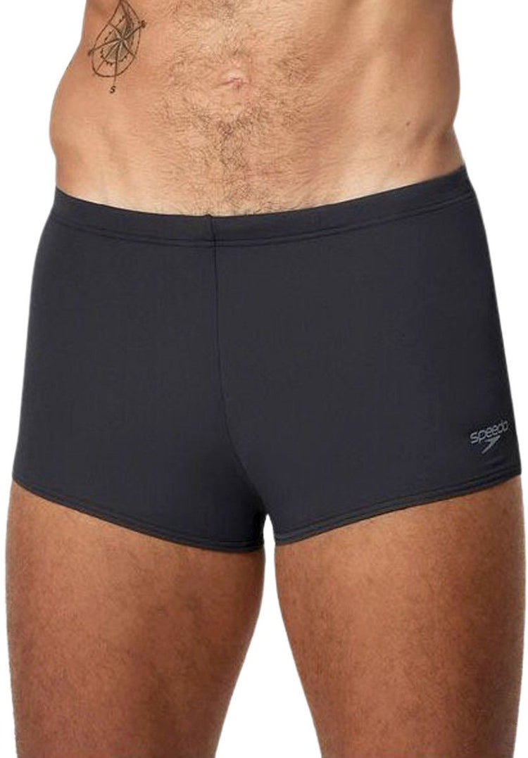 Speedo Hyperboom Aquashort Herren-Sportbadehose – Schwarzgrau