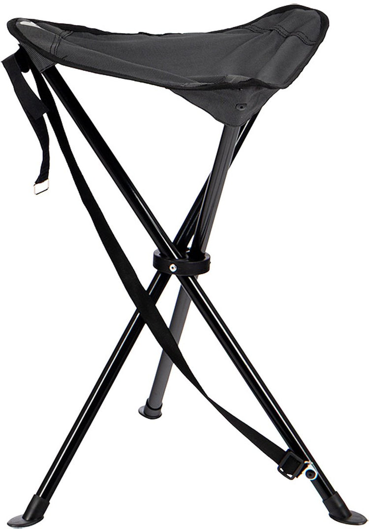Bo-Camp – 3-beiniger Hocker – Deluxe – Anthrazit – 55 cm