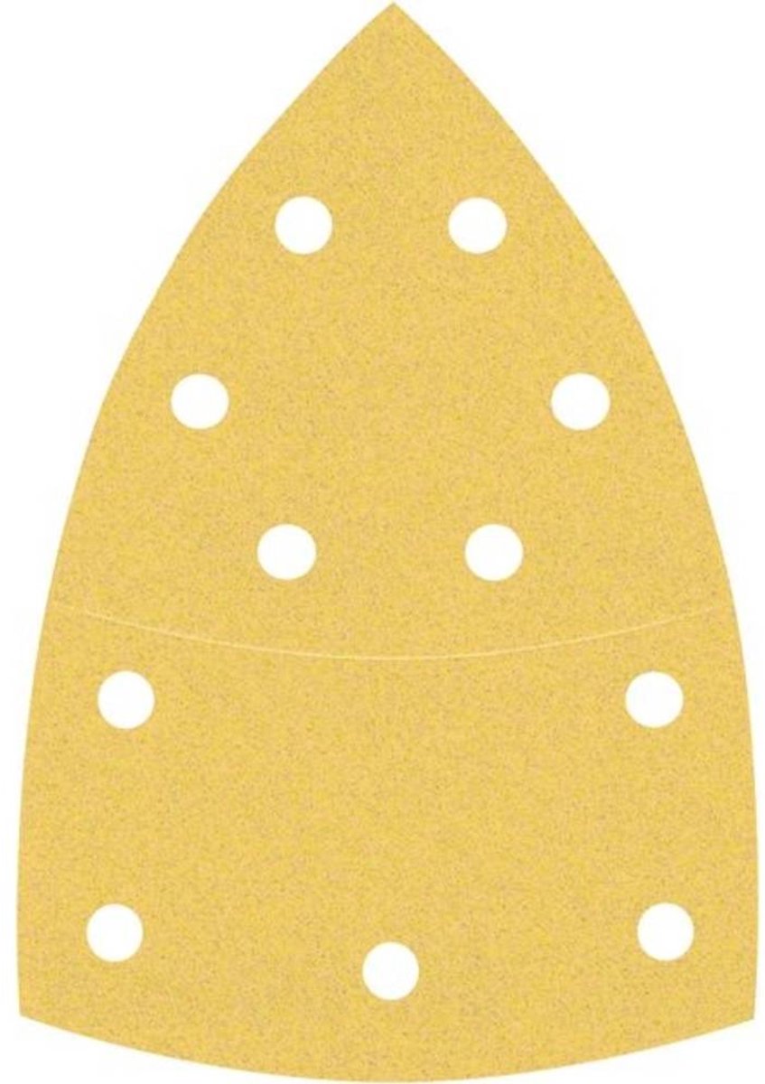 Bosch Zubehör 2608901649 Schleifpapier für Multischleifer Körnung (Anzahl) 120 (L x B) 93 mm x 102 mm 50 Stk