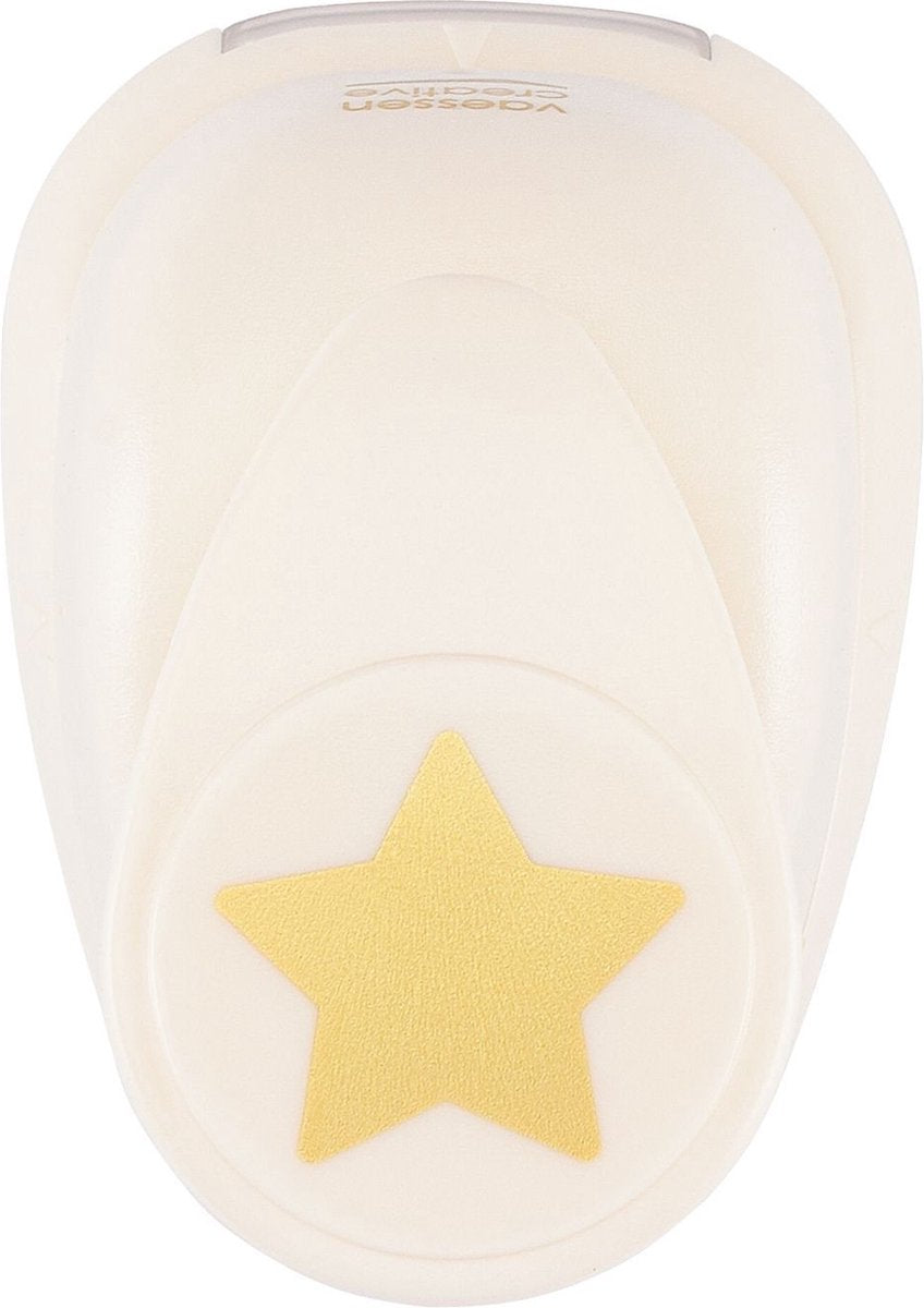 Vaessen Kreativstanzer - Figurenstanzer - Stern - 2,3 x 2,4 cm