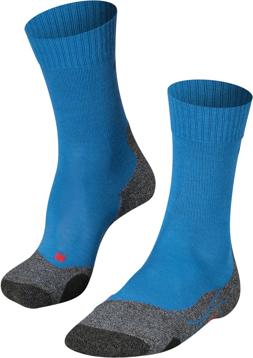 Falke TK2 Anti-Blister Wandersocken aus dickem Woll-Funktionsmaterial Herren blau - Größe 39-41