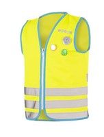 Wowow Reflectevest Wowow Crazy Monster Size L Geel