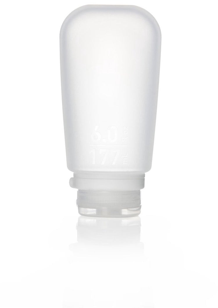 Human Gear – Gotoob+ – Reiseflasche – Flakon – wiederverwendbar – leicht – XL – 177 ml – klar