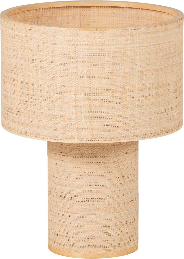 Woood Syro Tischlampe ø 42 cm - Bast - Natur - 55x42x42