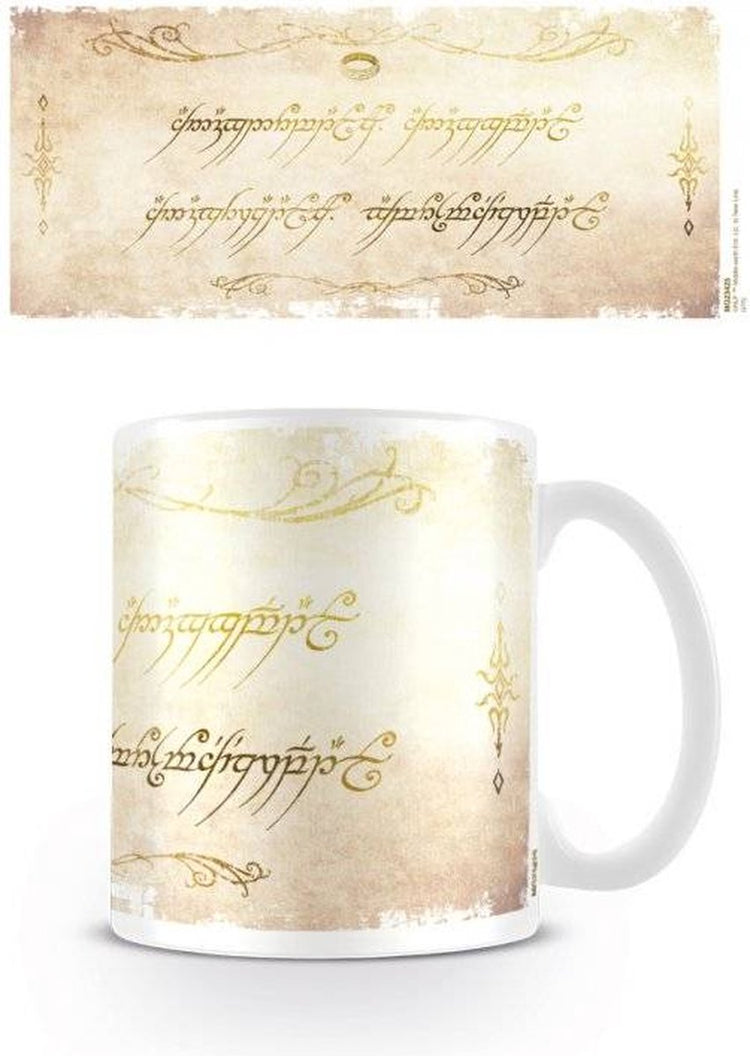 Herr der Ringe der - Ringinschrift - Becher
