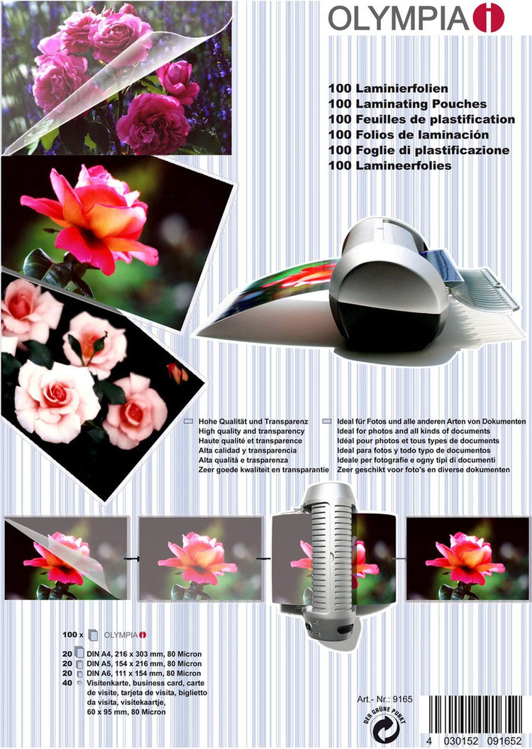 Olympia-Laminierfolien-Set