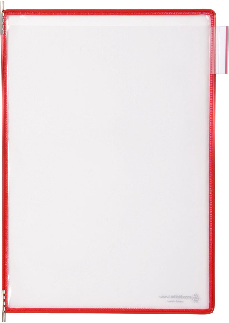 Tarifold Display-Tarifold-Tasche T-Display rot