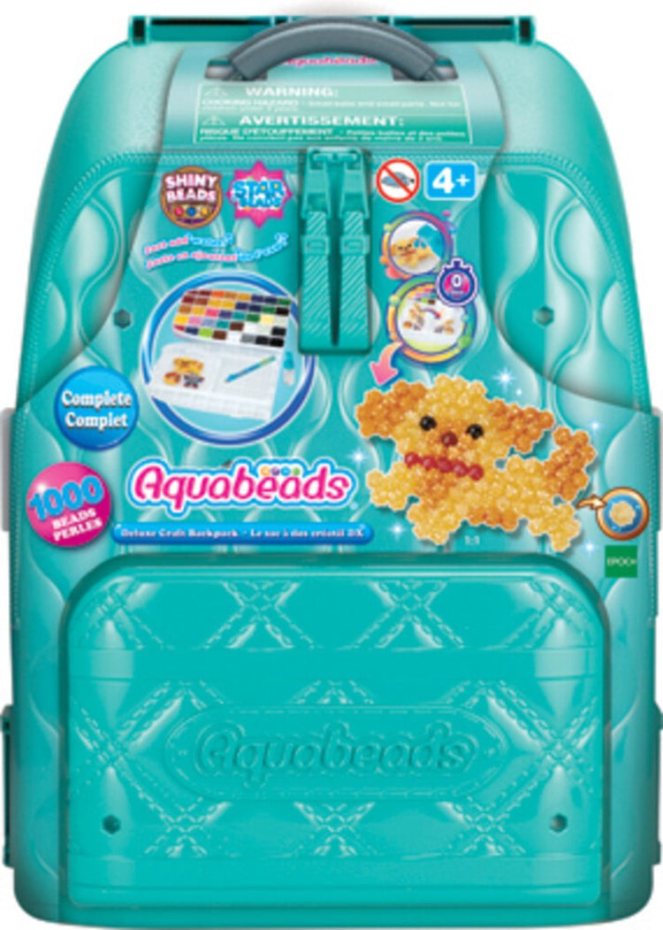 Aquabeads Luxusrucksack – komplettes Set mit 1000 Perlen in 40 Farben