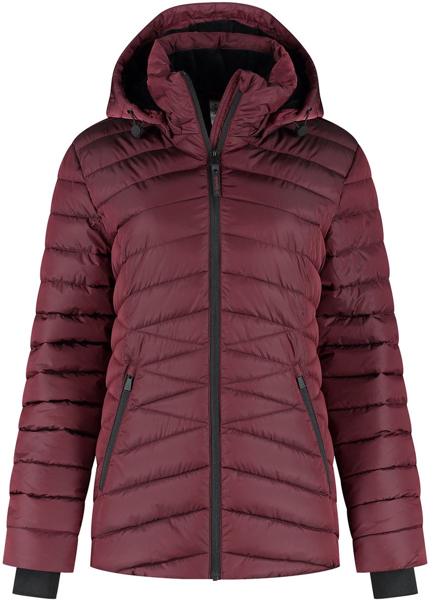 Kjelvik Yvon Damen-Outdoorjacke – Burgunderrot