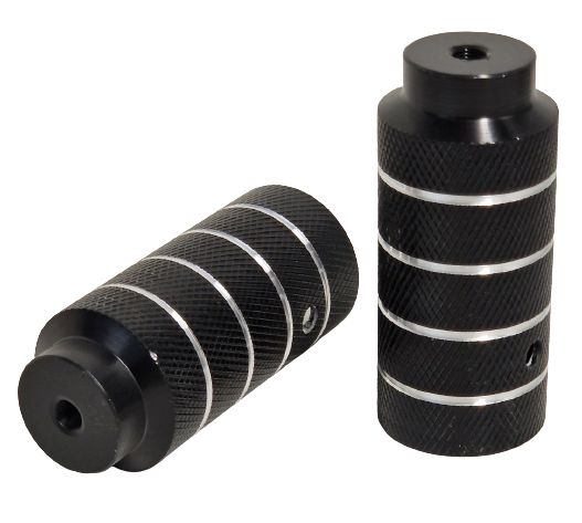 Asche Extenders Pegs BMX Freestyle 110 mm Stahl schwarz 2 Stück