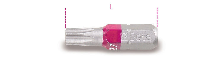Beta 860RTX 15-Bit 1 4 manipulationsbeständiger Torx gefärbt