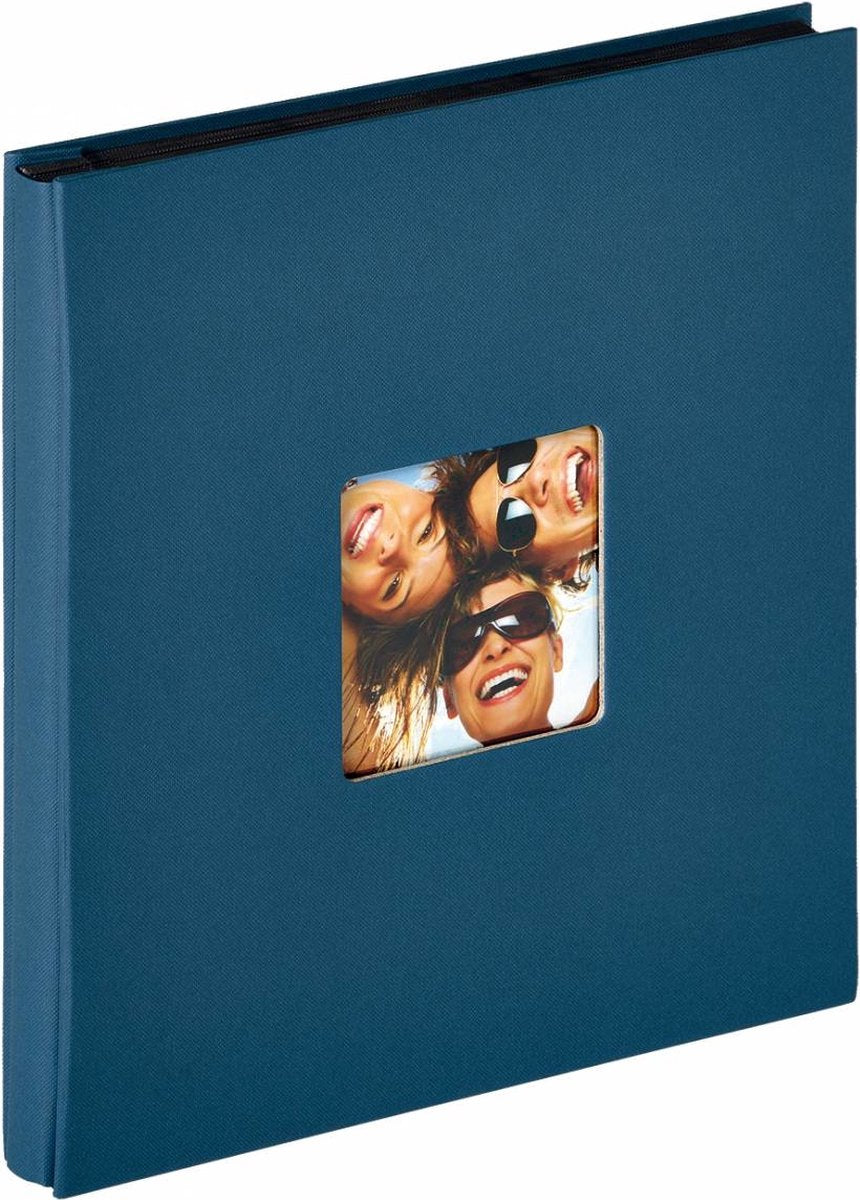 Walther EA-110-L Fun - Einsteckalbum - Größe 31 x 33 cm - 400 Fotos 10 x 15 cm - blau