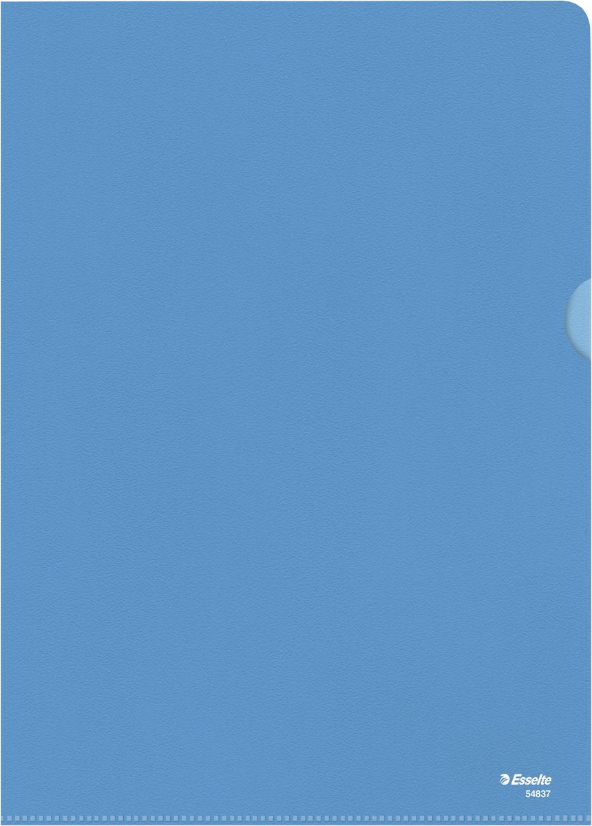 Esselte Standardansichtsordner A4 – 0,11 mm PP-Folie – 100 Stück – Blau