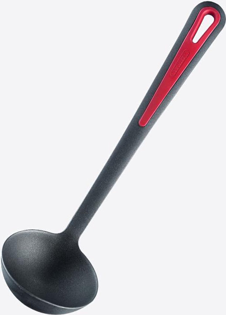 Westmark Suppenlöffel Schöpfkelle, Länge: 31,5 cm, galant, schwarz rot, 29562270