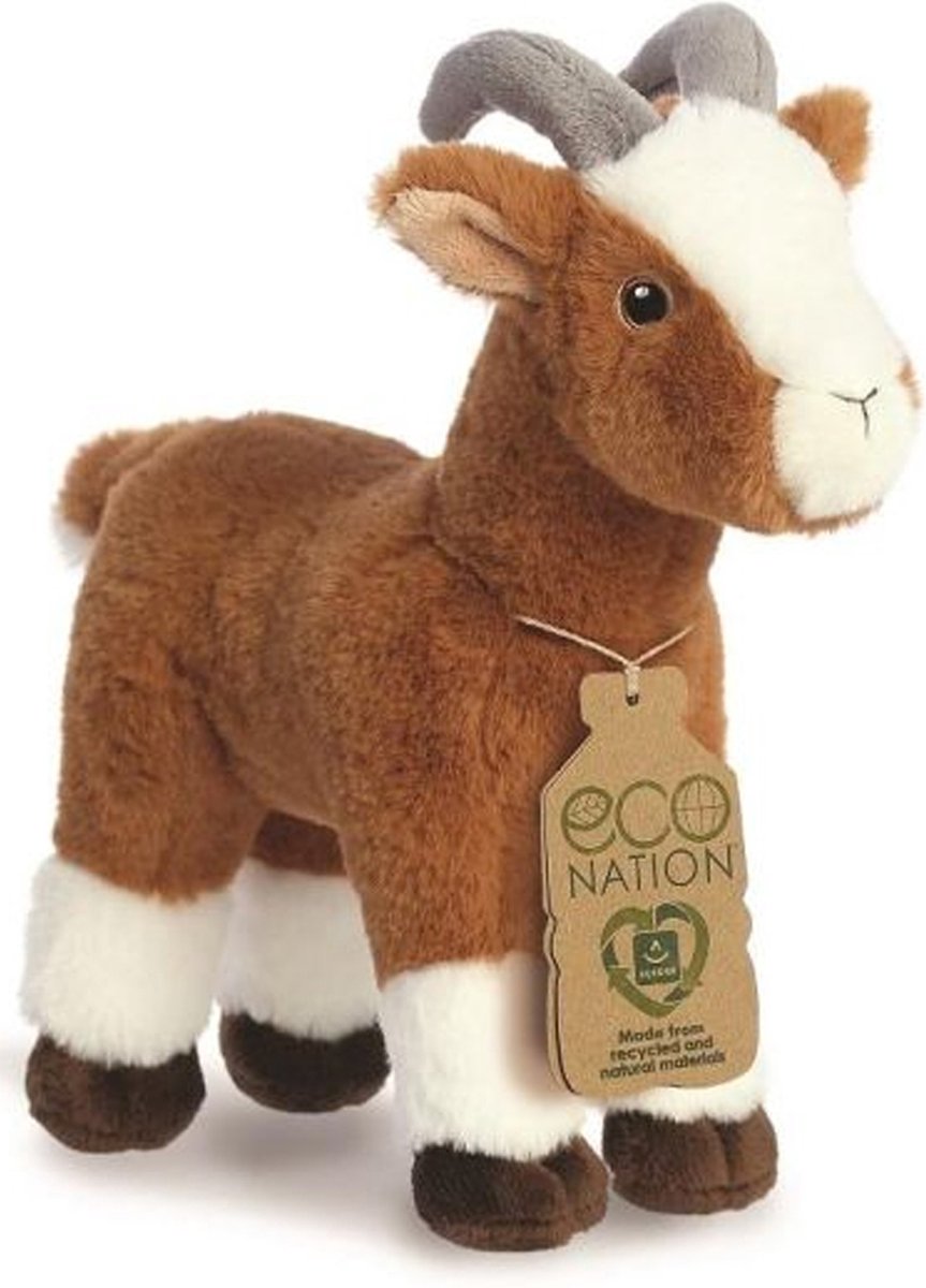 Öko -Nation Pluchen kuschelziege 24 cm