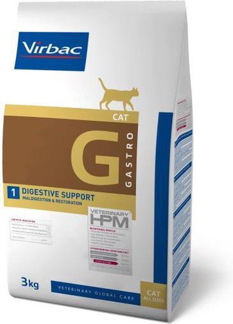 Virbac HPM Veterinärdiät für Katzen – Verdauungsunterstützung, 1,5 kg
