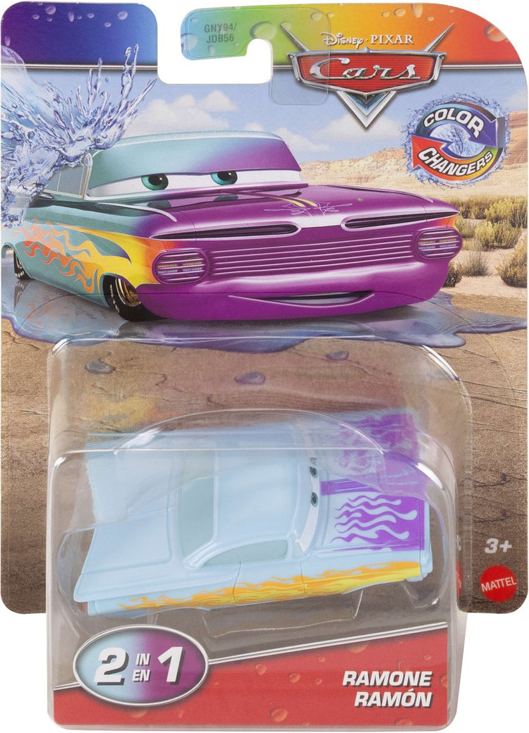Disney Pixar Cars Disney und Pixar Cars on the Road Farbwechsler, Ramone, Auto, 3 Jahre, Metall, Kunststoff, mehrfarbig