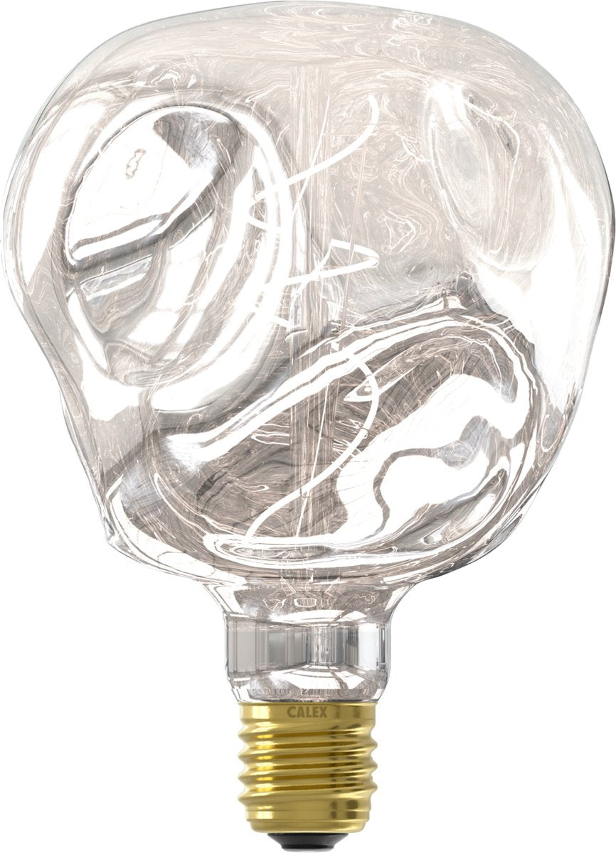 Calex Bio-Neo-Silber – E27-LED-Lampe – dimmbare Filament-Lichtquelle – 4 W – warmweißes Licht