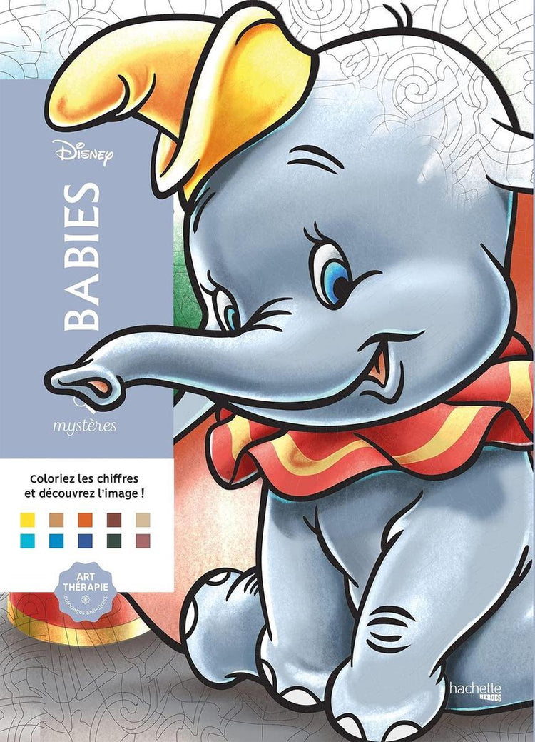 Hachette Heroes Coloriages Mystères Disney Babies – Malbuch für Erwachsene – Hachette