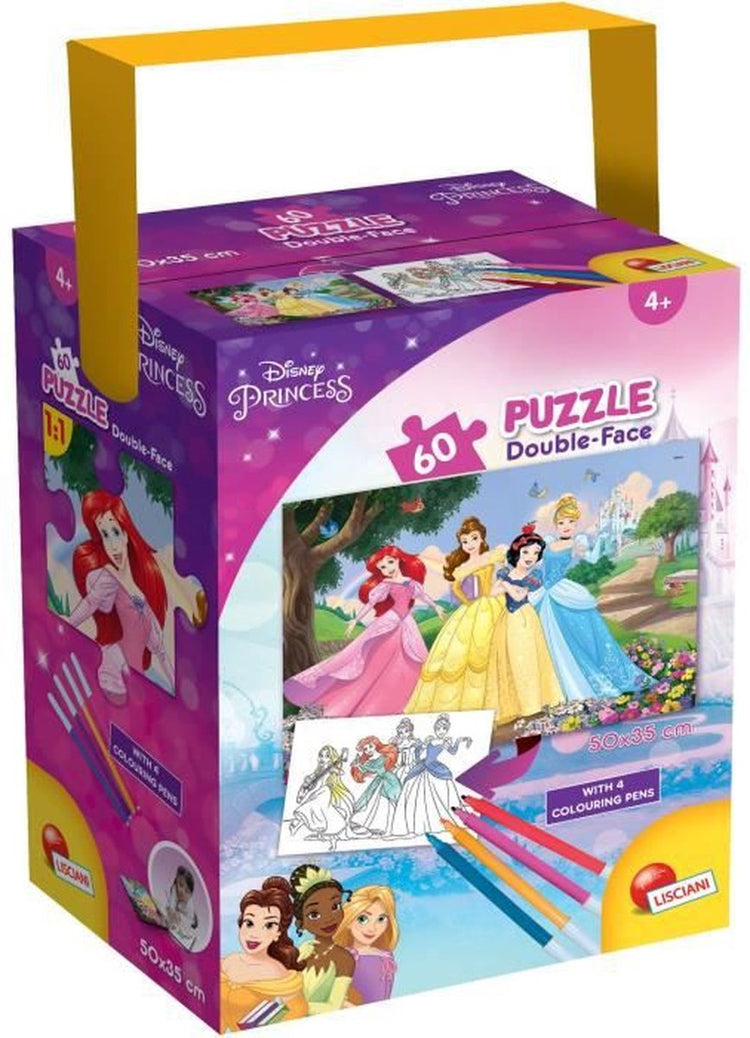 Lisciani giochi puzzle mini w tubie 60 elementsów księżniczki – Mini-Puzzle in einer Röhre mit 60 Teilen Prinzessinnen