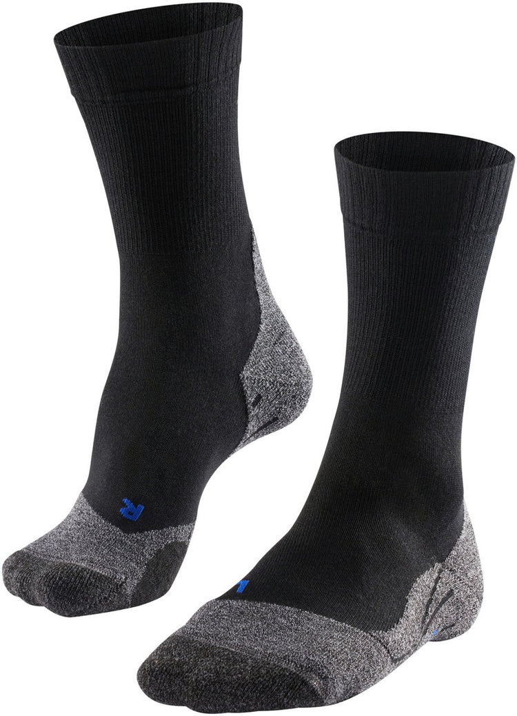 Falke TK2 Cool Anti-Blister Wandersocken aus dickem Lyocell-Funktionsmaterial Damen Schwarz - Größe 37-38