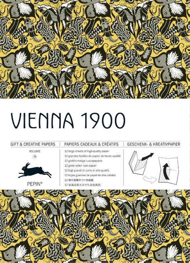 Pepin Wien 1900: Geschenk-Kreativpapierbuch Bd. 74: Geschenk- und Kreativpapierbuch Band 74 (Geschenkkreativpapiere