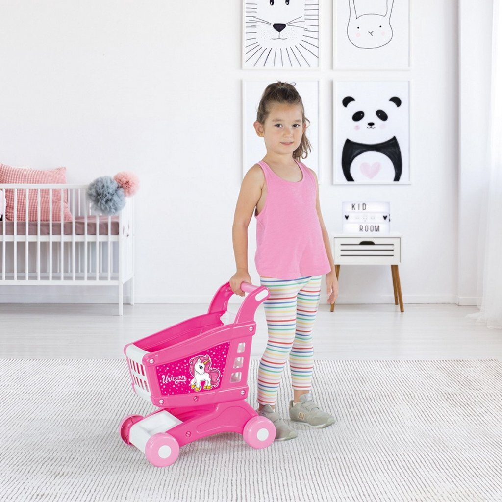 Dolu Dolu Unicorn Shopping Cart rosa Pink