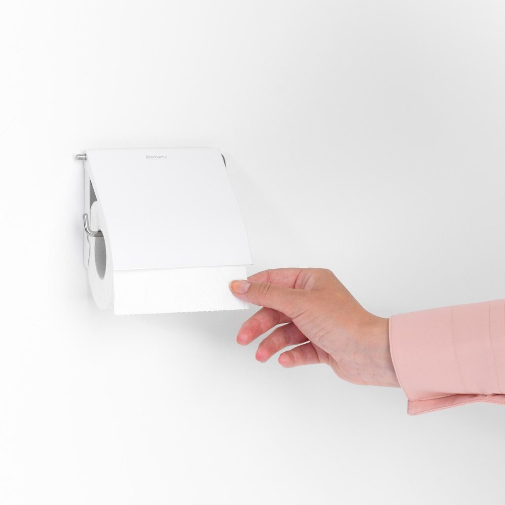 Brabantia Brabantia erneuern Toilettenrollenhalter mit Ventilweiß