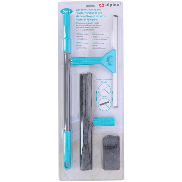 Alpina-Fensterreinigung 5-teilig Set