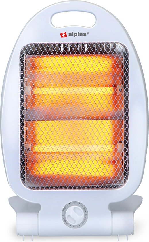 Alpina Electric Ofen LQ001 Halogenheizung 2 Wärmestiche 800W