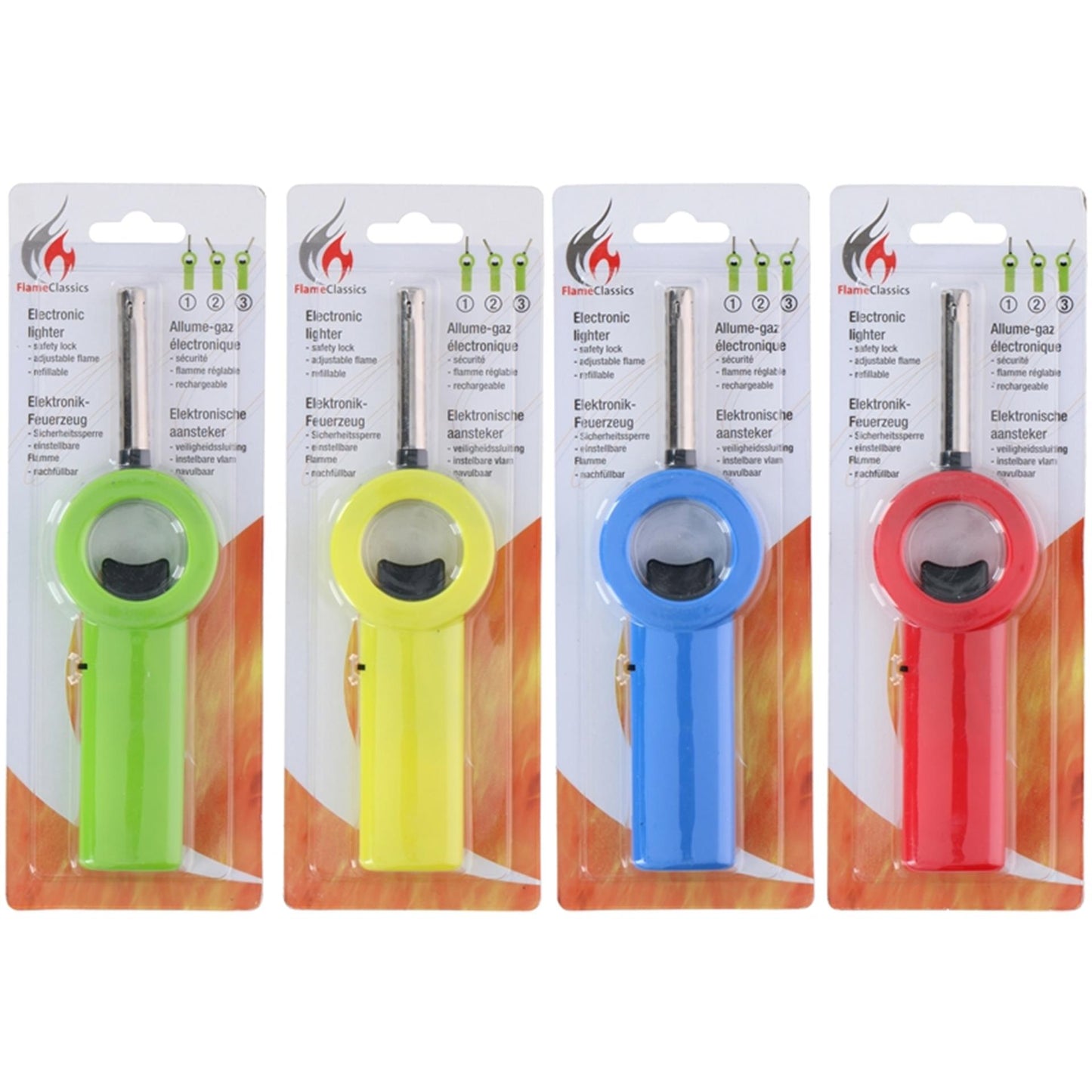 Flame Classics Gasfeuerzeug Mini 18x4,9x1,7cm