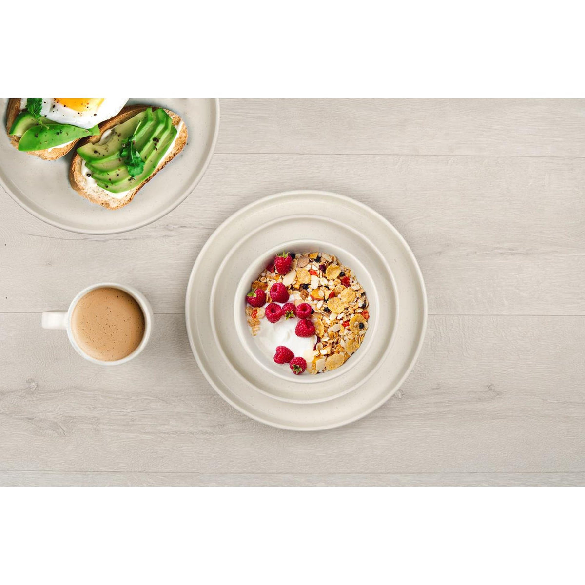 Alpina Geschirrset 16-teilig ø26,5cm weiß
