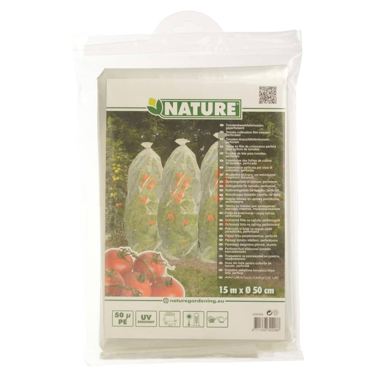 Nature Folienabdeckung für Tomatenanbau 1500x50 cm
