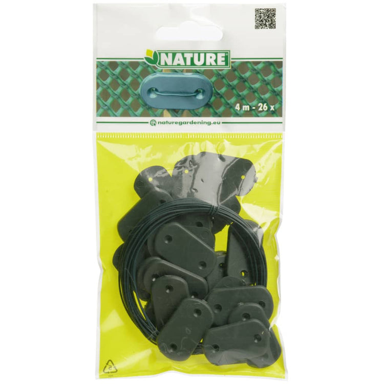 Natur Nature 27-teilig Gartenbildschirm Montageset Grün grün